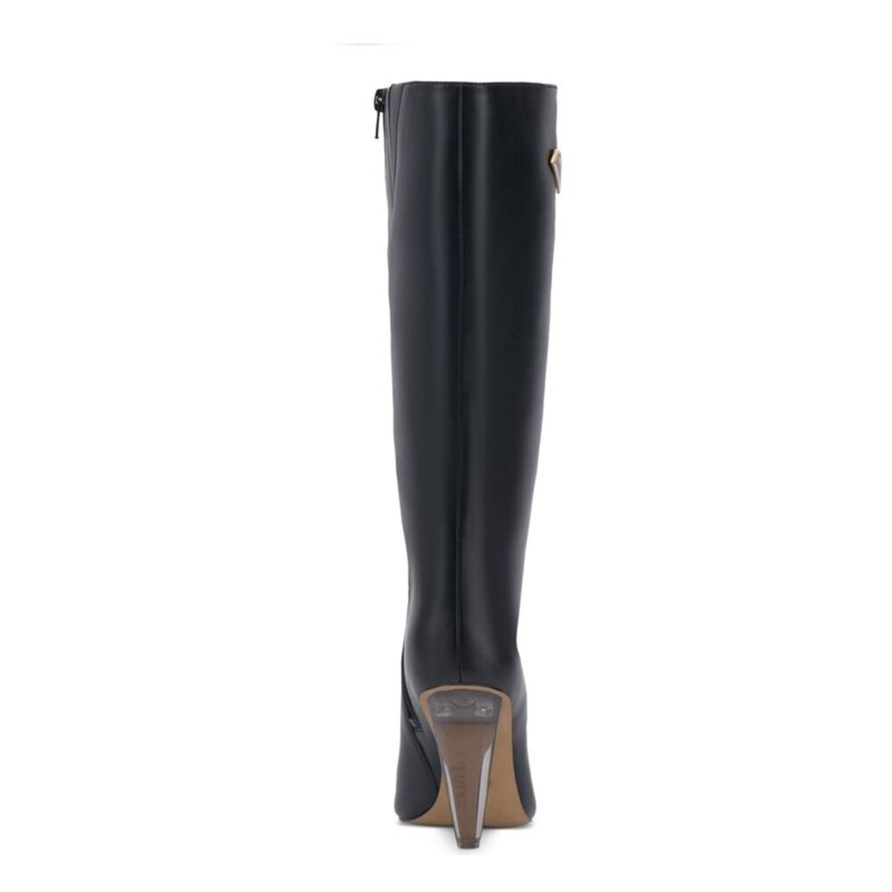 INC Womens Black Arch Support Charlotte Pointed Toe Stiletto Zip-Up Boots 9.5 M - Picture 2 of 4